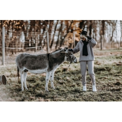 Kelnės "Kapučino" paaukštintu liemeniu