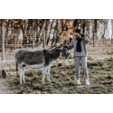 Ajajai platus šalikas grafito spalvos
